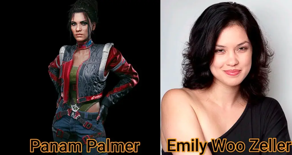 Why was Emily Woo Zeller chosen for Cyberpunk 2077 voice actor?